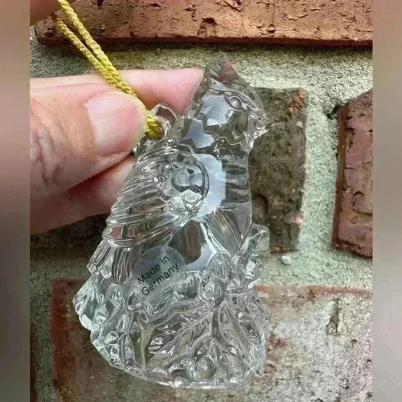 Gorham Crystal Holiday Birds Ornaments, Boxed Set of 3 Made In Germany - Picture 13 of 16